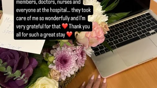 Georgina Rodríguez anuncia que ha estado ingresada en un hospital con neumonía