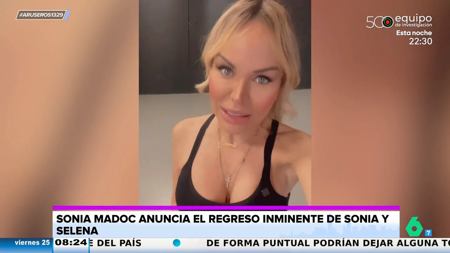 Sonia Madoc, de 'Sonia y Selena', anuncia los dos primeros conciertos de la gira de regreso: en Barcelona y Madrid Sonia Madoc, de 'Sonia y Selena', anuncia los dos primeros conciertos de la gira de regreso: en Barcelona y Madrid