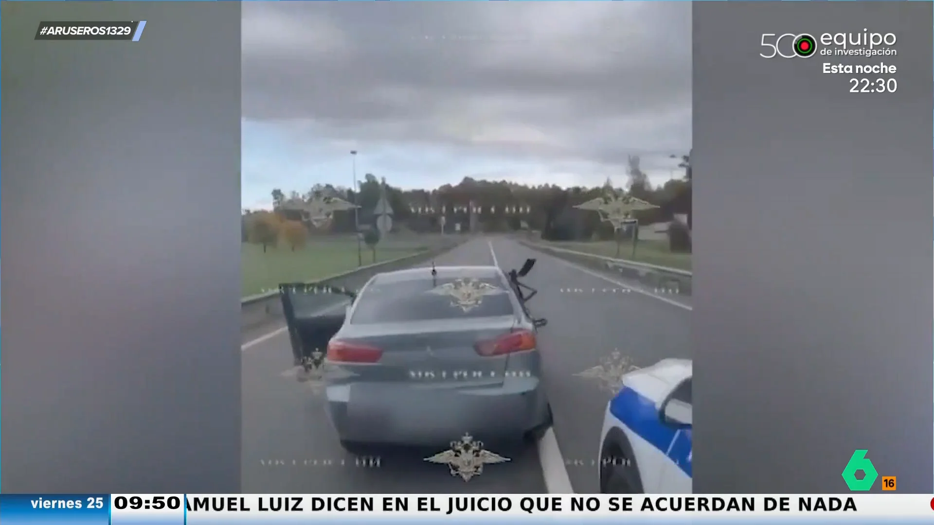 Un adolescente ruso roba el coche de su padre para impresionar a unas chicas y termina huyendo de la policía