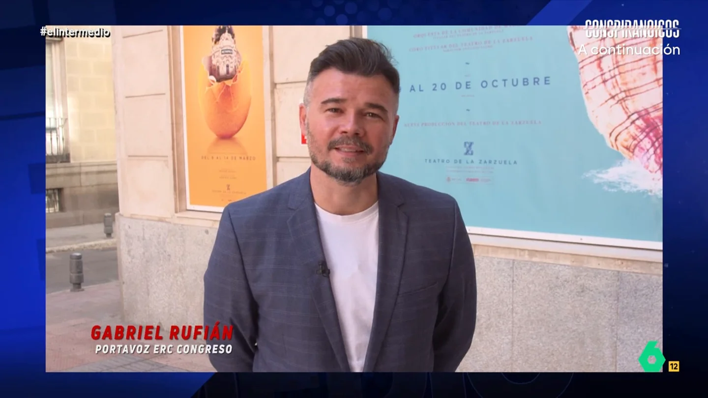 La inesperada pregunta de Gabriel Rufián a Wyoming: "¿Por cuánto alquilas tus pisos?" La inesperada pregunta de Gabriel Rufián a Wyoming: "¿Por cuánto alquilas tus pisos?"