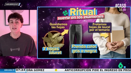 Jabifus desvela un sencillo ritual para ayudar a atraer a la suerte en los exámenes Jabifus desvela un sencillo ritual para ayudar a atraer a la suerte en los exámenes