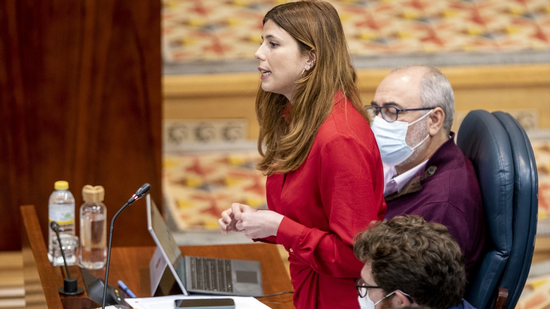 La diputada de Más Madrid, Loreto Arenillas Gómez, interviene en una sesión del pleno de la Asamblea de Madrid, a 3 de marzo de 2022, en Madrid (España)