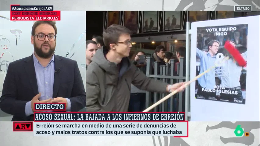 Monrosi afirma que "no es la primera vez que ocurre algo así" con Errejón: "Ha habido más acusaciones anónimas" 