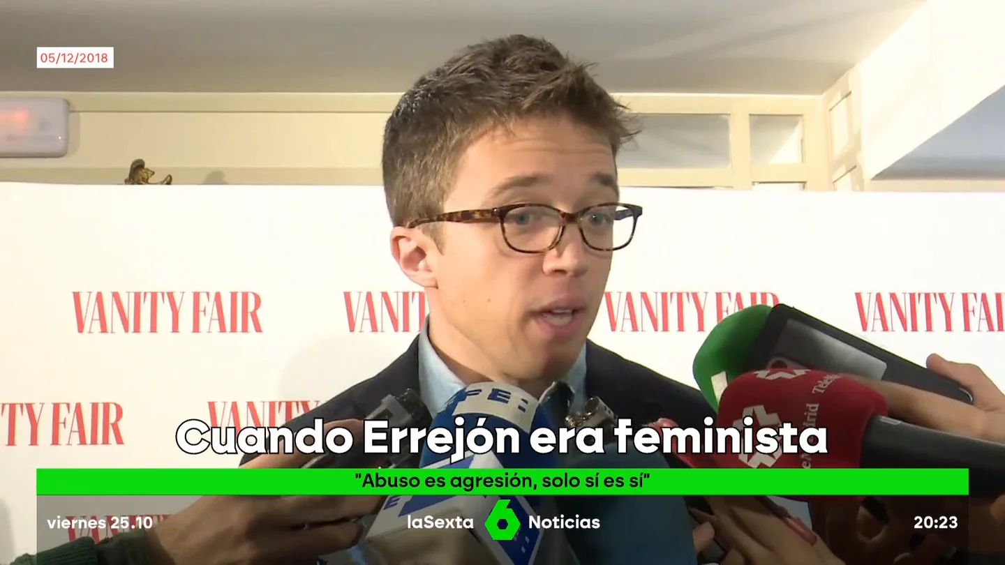La hemeroteca que deja en mal lugar a Errejón: el 'feminista' que defendía todo de lo que ahora se le acusa La hemeroteca que deja en mal lugar a Errejón: el 'feminista' que defendía todo de lo que ahora se le acusa