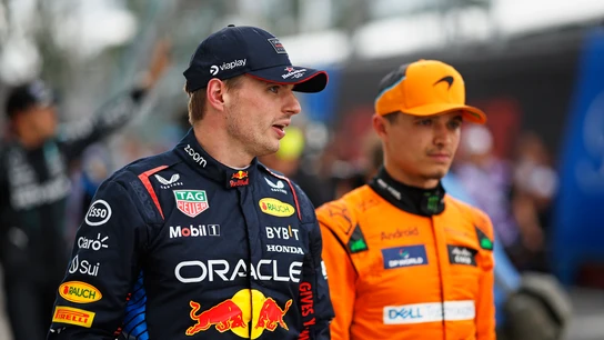 Max Verstappen y Lando Norris Max Verstappen y Lando Norris