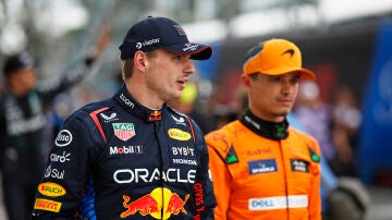 Max Verstappen y Lando Norris