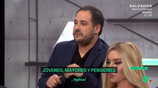 XPLICA Julen Bollain, a los que critican las pensionistas: "Hablar de una generaci&oacute;n privilegiada me parece una burrada"