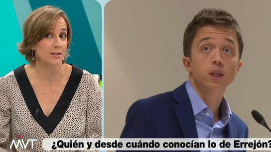 Tania Sánchez, sobre Errejón Tania Sánchez, sobre Errejón