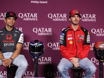Jorge Mart&iacute;n y 'Pecco' Bagnaia 