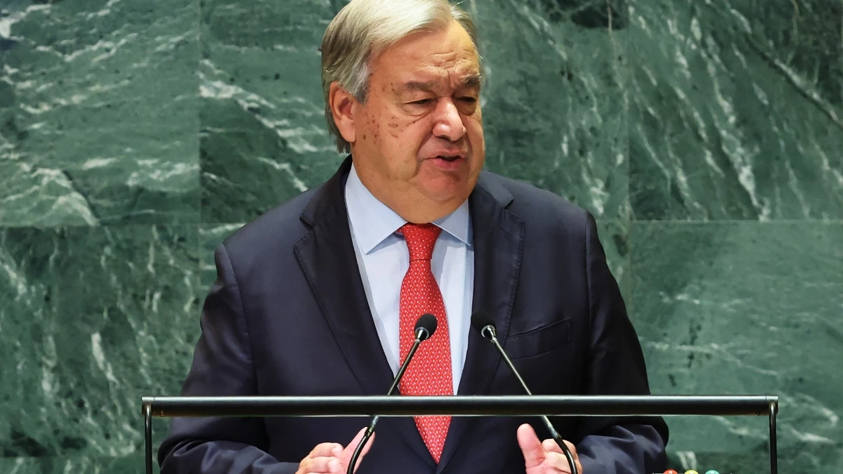 António Guterres, secretario general de la ONU