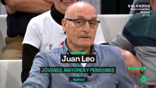 XPLICA Juan, un pensionista: "Los que critican las pensiones no han sufrido lo que lo hemos sufrido nosotros"