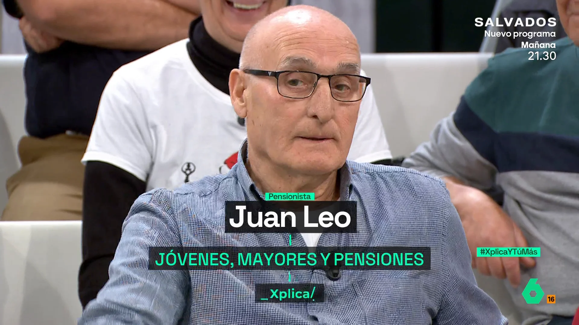 XPLICA Juan, un pensionista: "Los que critican las pensiones no han sufrido lo que lo hemos sufrido nosotros"