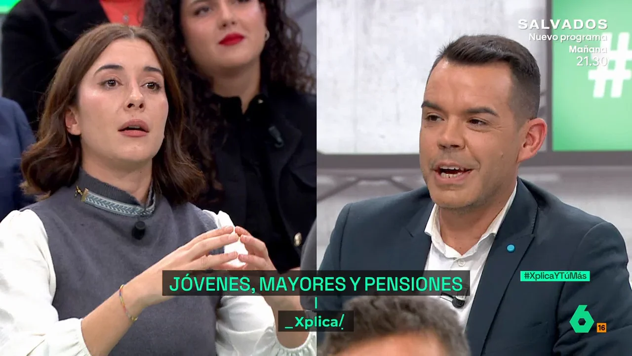  XPLICA El debate entre una empresaria y Camarero sobre las pensiones