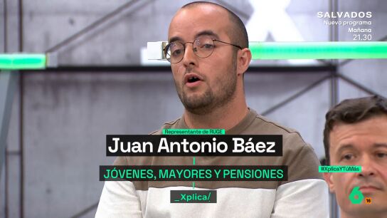 XPLICA Juan Antonio Baez: "Hay que alejarse de los discursos que hacen que los j&oacute;venes se enfrenten a los mayores como si fuera su culpa la precariedad"