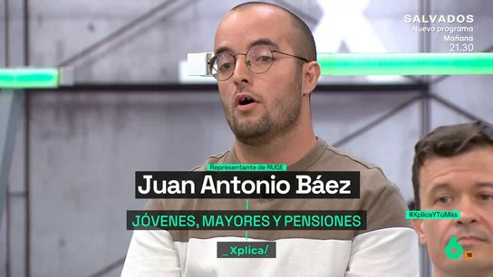 XPLICA Juan Antonio Baez: "Hay que alejarse de los discursos que hacen que los jóvenes se enfrenten a los mayores como si fuera su culpa la precariedad" XPLICA Juan Antonio Baez: "Hay que alejarse de los discursos que hacen que los jóvenes se enfrenten a los mayores como si fuera su culpa la precariedad"