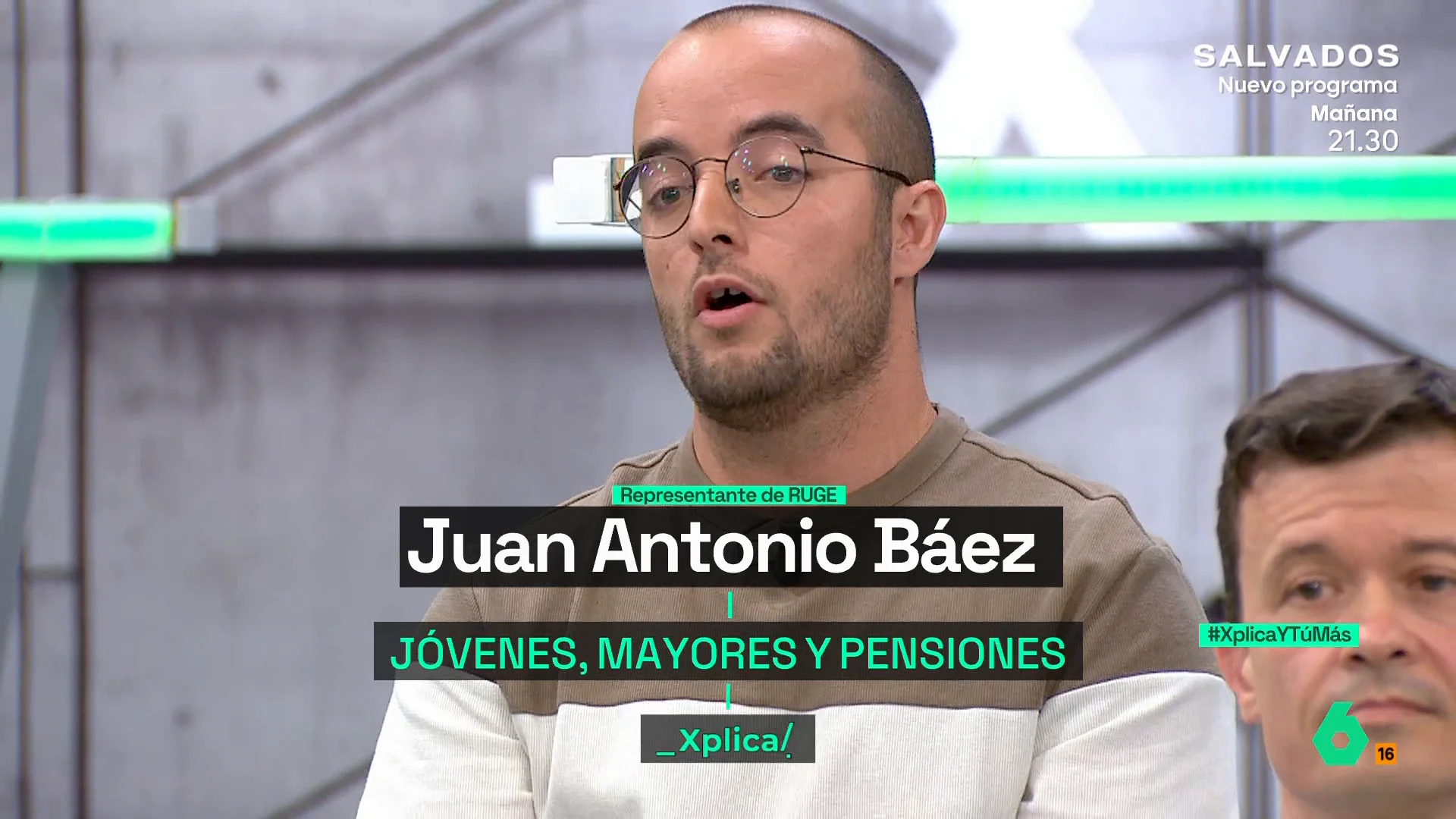 XPLICA Juan Antonio Baez: "Hay que alejarse de los discursos que hacen que los jóvenes se enfrenten a los mayores como si fuera su culpa la precariedad"
