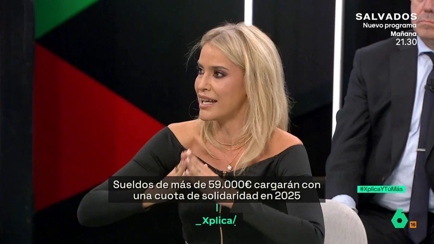 XPLICA Afra Blanco, sobre que no se puedan pagar pensiones en el futuro: "Busquemos los ingresos. ¿Donde están? En los beneficios empresariales" XPLICA Afra Blanco, sobre que no se puedan pagar pensiones en el futuro: "Busquemos los ingresos. ¿Donde están? En los beneficios empresariales"