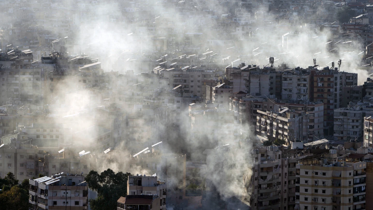 Imagen aérea de un ataque de Israel sobre Dahieh, en Beirut (Líbano) Imagen aérea de un ataque de Israel sobre Dahieh, en Beirut (Líbano)