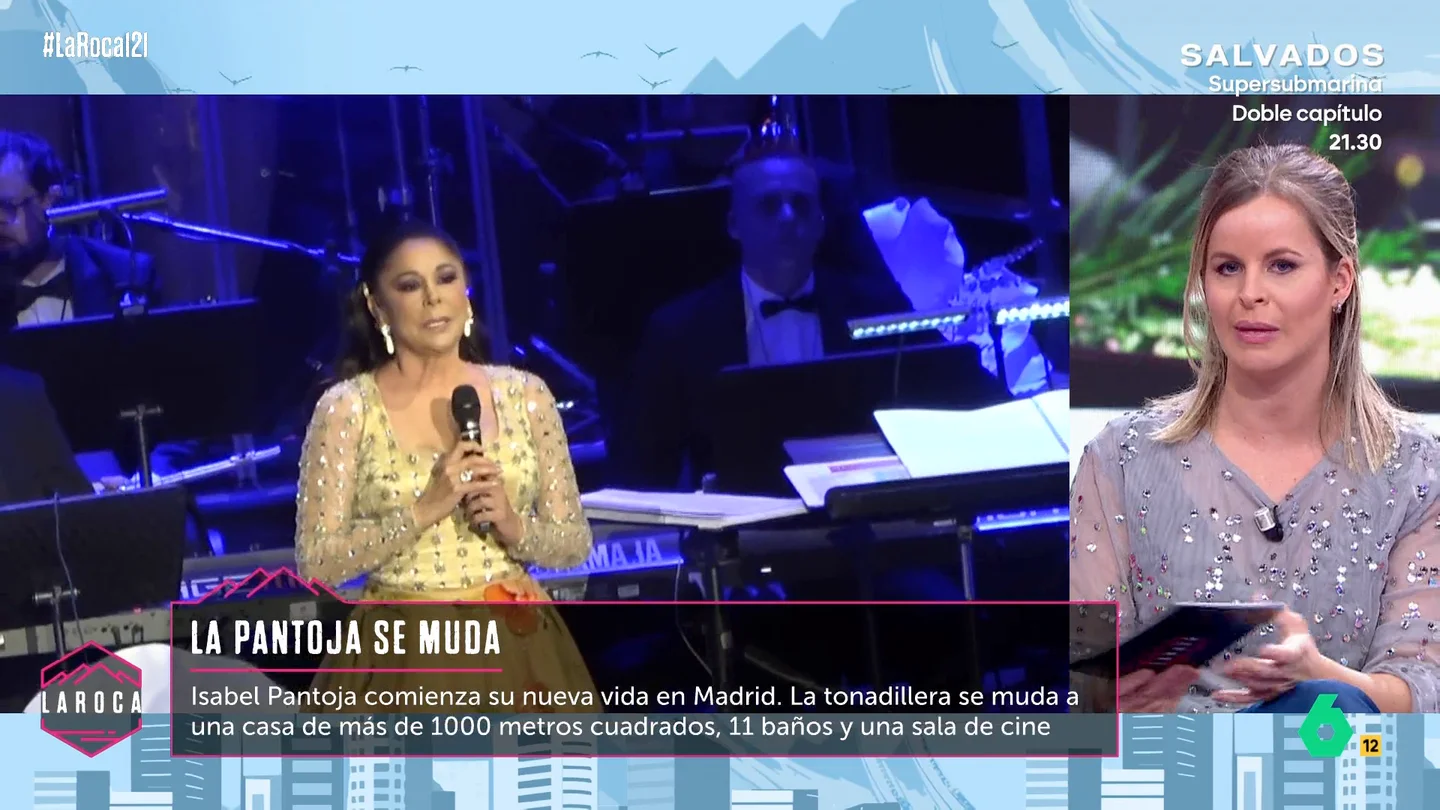 Isabel Pantoja acaba de mudarse a Madrid y no a una casa normal y corriente. La tonadillera tiene alquilada una casa de 1.000 metros cuadrados que cuenta con una sala de cine propia y lo mejor de todo es que no paga nada. Isabel Pantoja acaba de mudarse a Madrid y no a una casa normal y corriente. La tonadillera tiene alquilada una casa de 1.000 metros cuadrados que cuenta con una sala de cine propia y lo mejor de todo es que no paga nada.