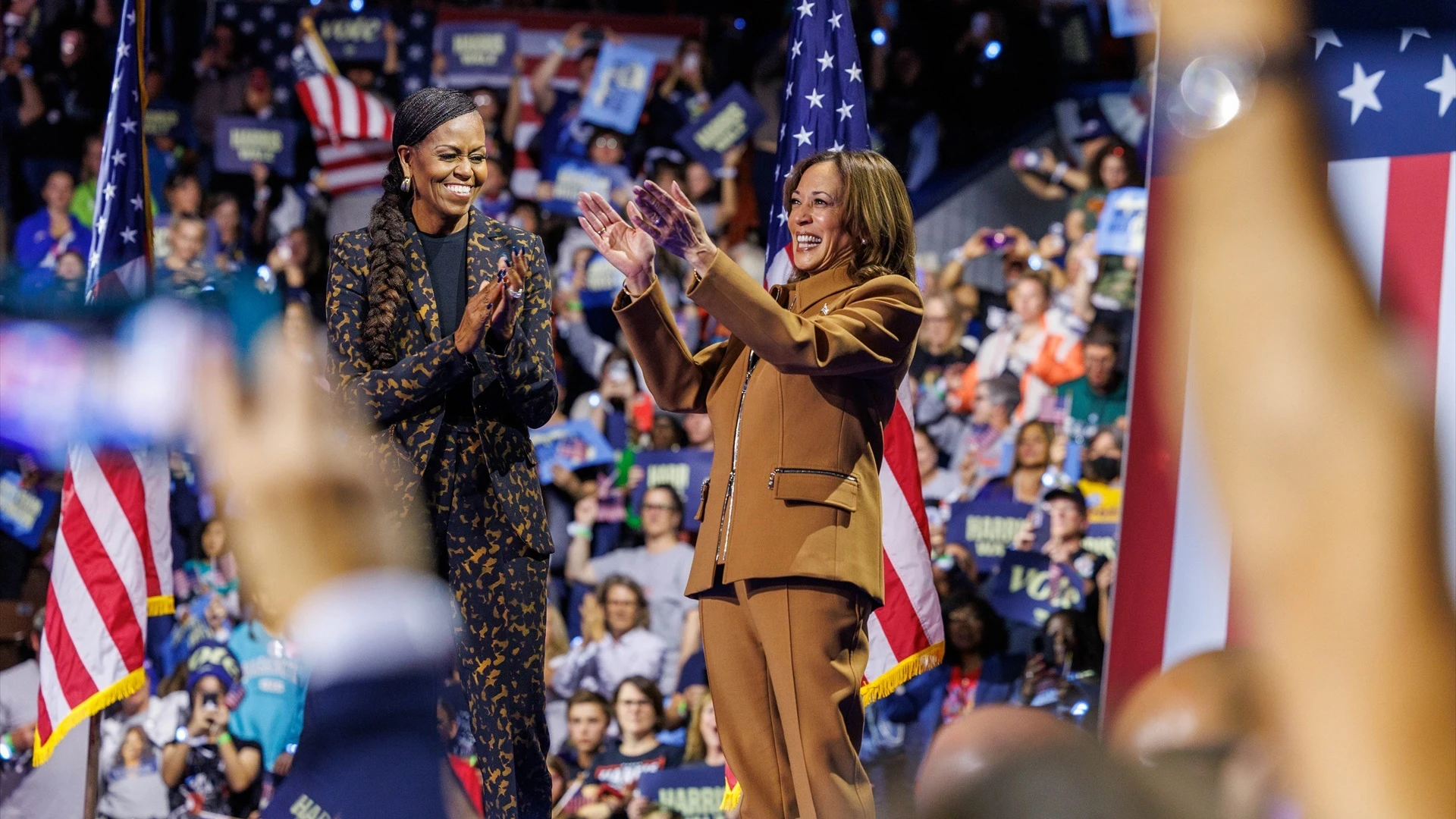 Kamala Harris y Michelle Obama