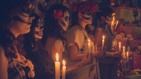 Catrinas el Día de Muertos