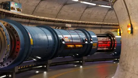 Acelerador de partículas subterráneo Acelerador de partículas subterráneo