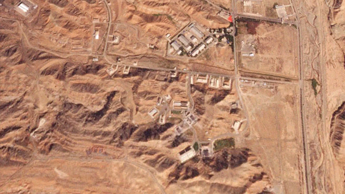 Una imagen satelital muestra la instalación de fundición de motores de cohetes Parchin, complejo militar iraní Una imagen satelital muestra la instalación de fundición de motores de cohetes Parchin, complejo militar iraní
