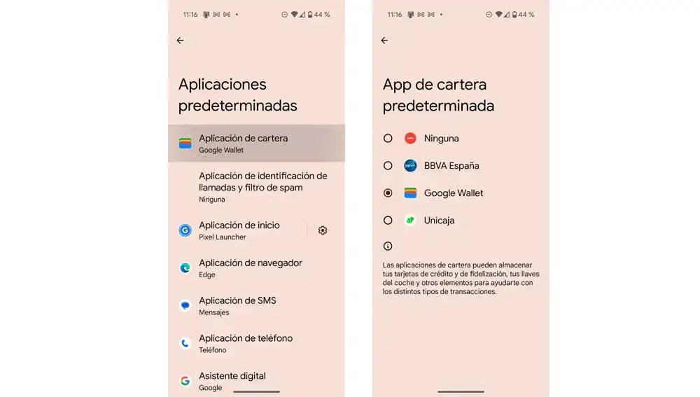 Cambiando de cartera digital Cambiando de cartera digital