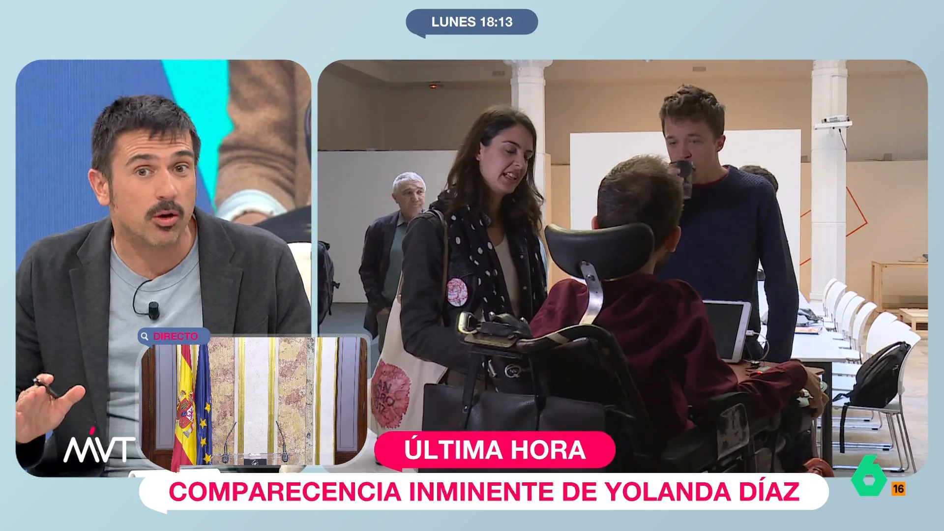 Ramón Espinar opina en este vídeo sobre el comunicado y la comparecencia de Rita Maestre, expareja de Íñigo Errejón y portavoz de Más Madrid en el Ayuntamiento de Madrid, que define como "bastante balsámica".