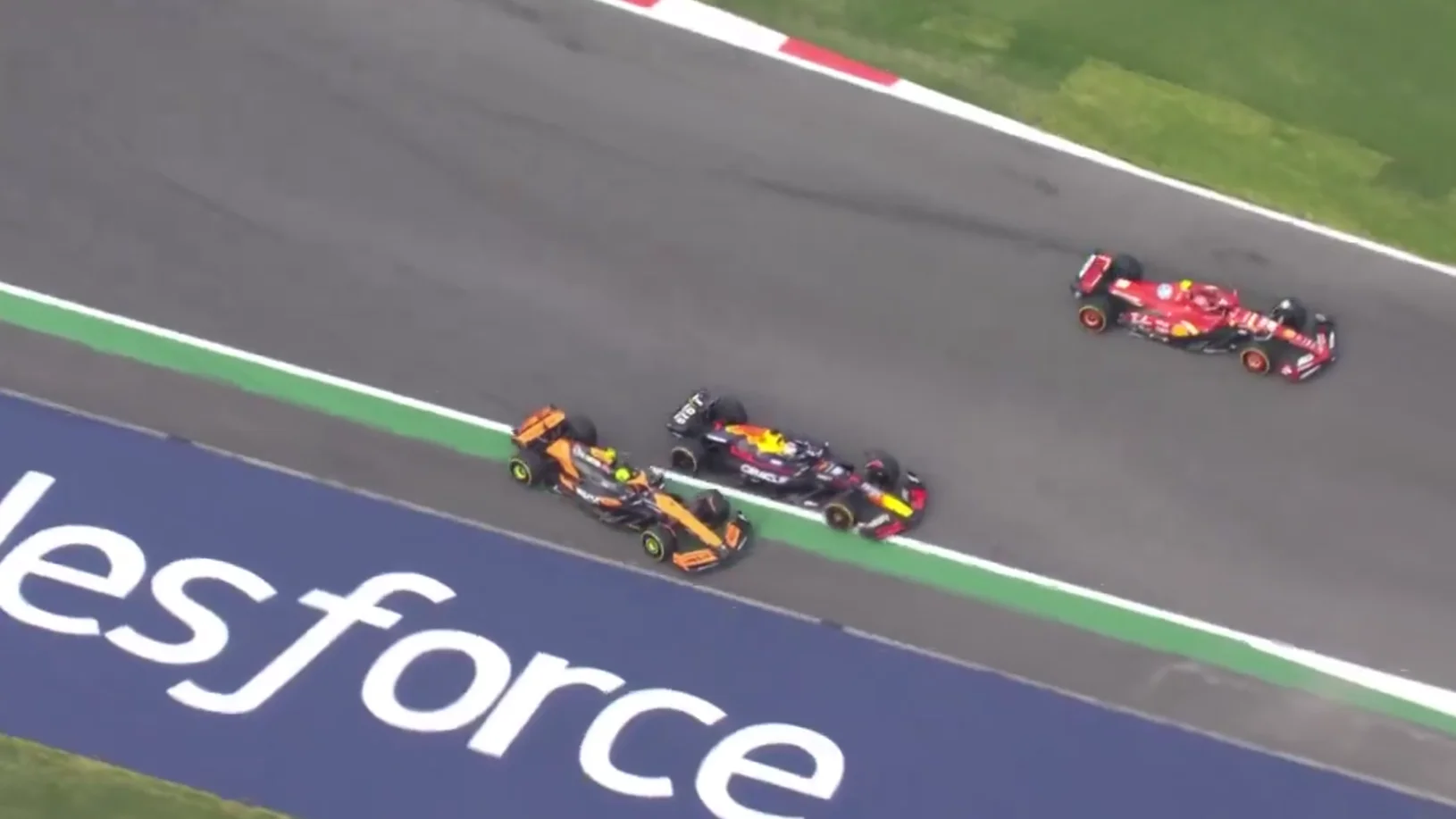 La acción polémica entre Verstappen y Norris en México