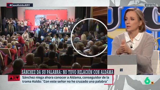 Tania Sánchez, sobre la foto entre Sánchez y Aldama Tania Sánchez, sobre la foto entre Sánchez y Aldama