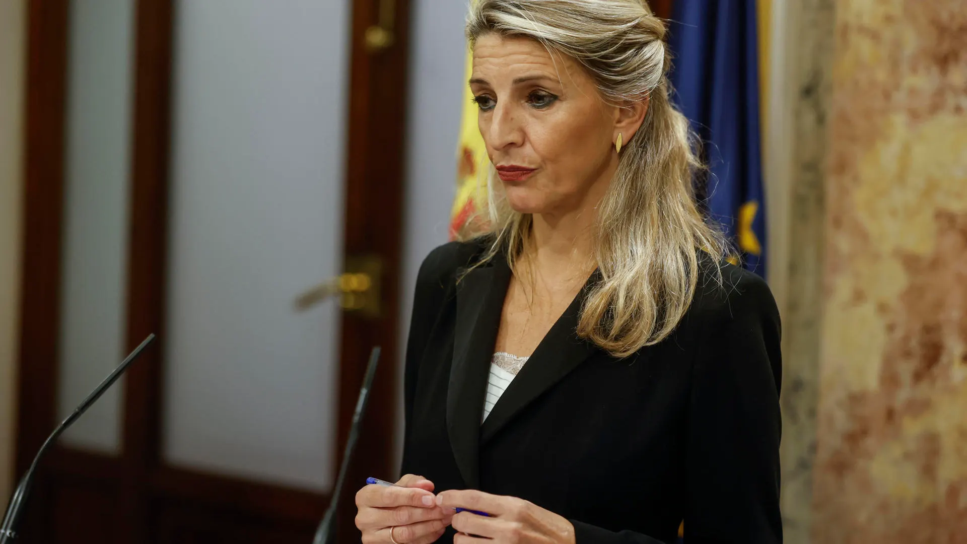 Yolanda Díaz asegura que Errejón le confesó "actitudes machistas vejatorias" con las mujeres: "No comparto en absoluto su carta" 