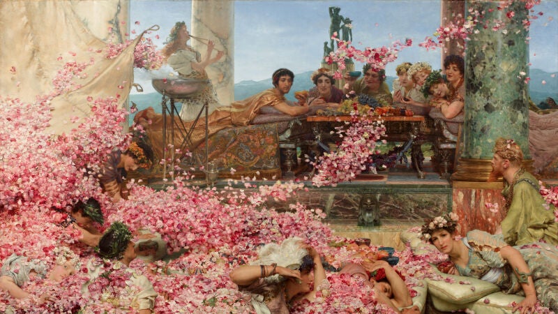 'Las rosas de Heliogábalo', cuadro de Sir Lawrence Alma-Tadema, 1888 