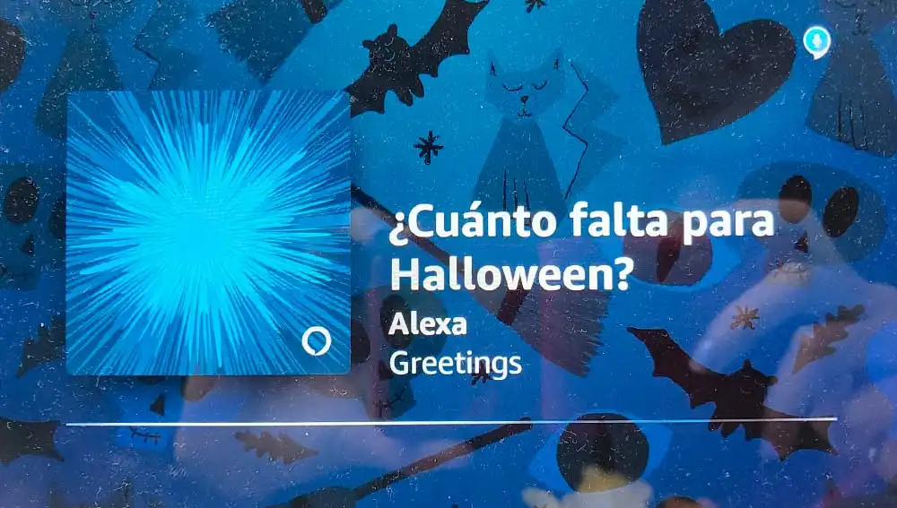 Preguntando a Alexa cuanto queda para hallowen Preguntando a Alexa cuanto queda para hallowen