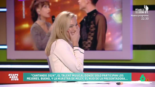 El lapsus de Isabel Forner por culpa de la hijastra de Javier Milei: "No puedo estar a todo" En Argentina, el concurso musical 'Cantando 2024' cuenta con una participante muy especial: Brenda Di Aloy. La joven es la hija de la pareja del mandatario argentino.