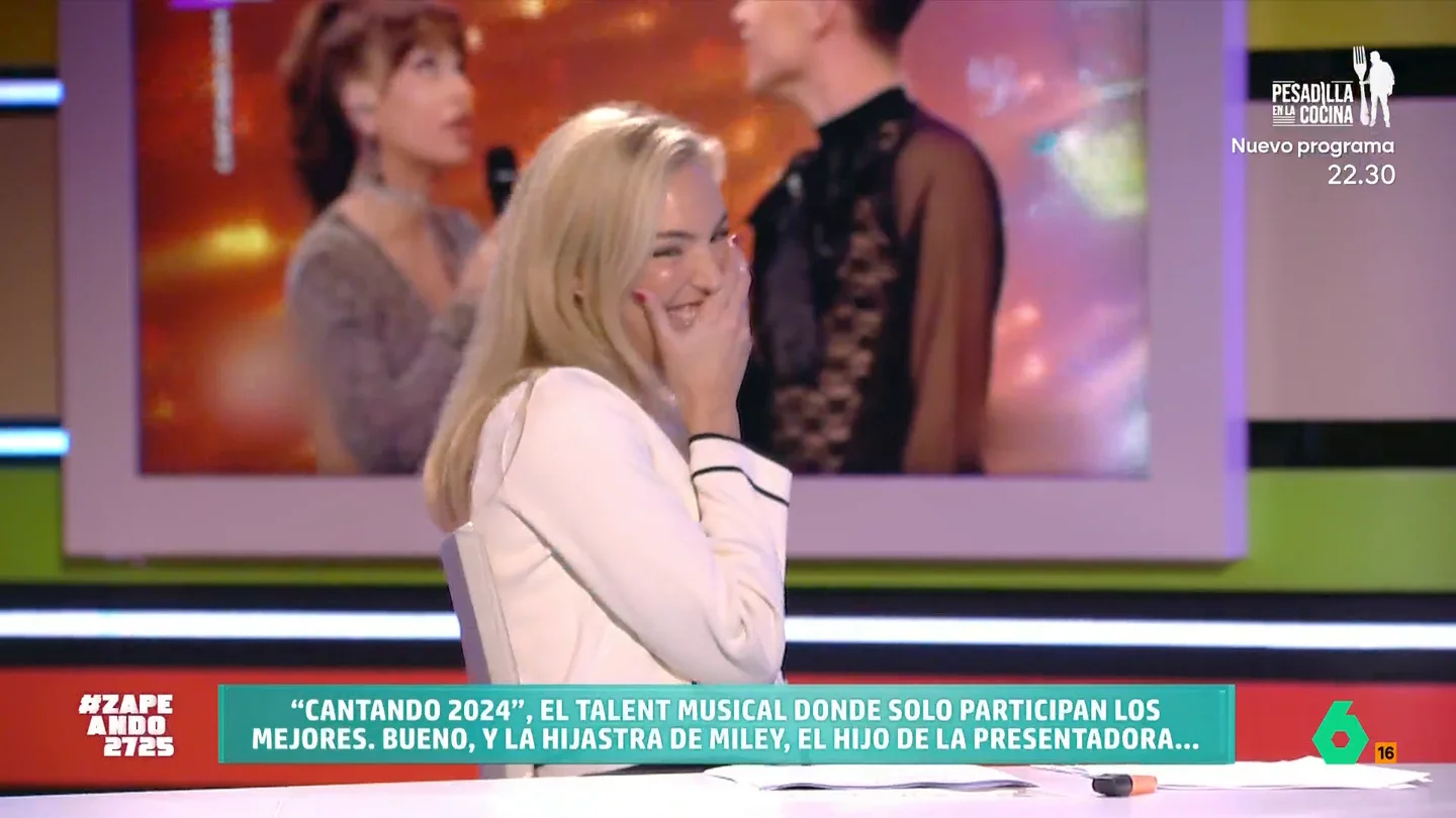 El lapsus de Isabel Forner por culpa de la hijastra de Javier Milei: "No puedo estar a todo" En Argentina, el concurso musical 'Cantando 2024' cuenta con una participante muy especial: Brenda Di Aloy. La joven es la hija de la pareja del mandatario argentino.