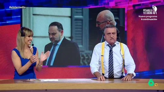 De Ábalos y Delcy Rodríguez a Koldo y Aldama: Wyoming y Sandra Sabatés analizan las mejores "jugadas" de la trama Koldo Wyoming y Sandra Sabatés comentan en este vídeo las últimas novedades de la trama Koldo, desde las nuevas informaciones sobre la visita de Delcy Rodríguez, hasta los audios de Víctor de Aldama o la expareja de Ábalos, Jessica.