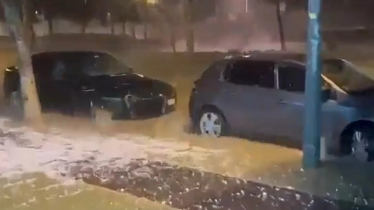 Granizada en El Ejido.