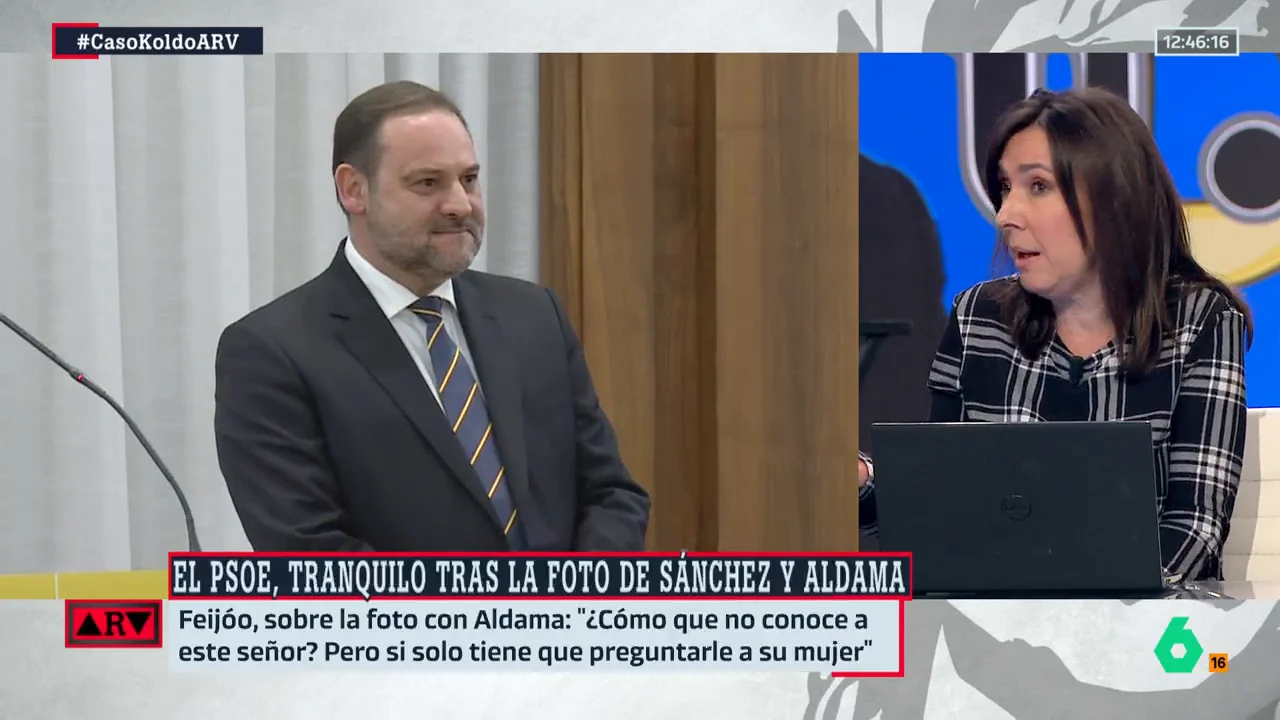 Beatriz Parera, sobre la foto entre Sánchez y Aldama: "No demuestra nada, pero hoy sabemos que Aldama tenía los teléfono de muchos ministros"