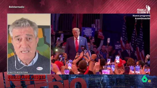Guillermo Fesser, tras el acto de Trump en el Madison Square Garden de Nueva York: "Fue un revival de la convención nazi de 1939" El candidato republicano contó en el acto con el humorista Tony Hinchcliffe que se burló de los inmigrantes hispanos y se refirió a Puerto Rico como "'una isla flotante de basura en el océano".
