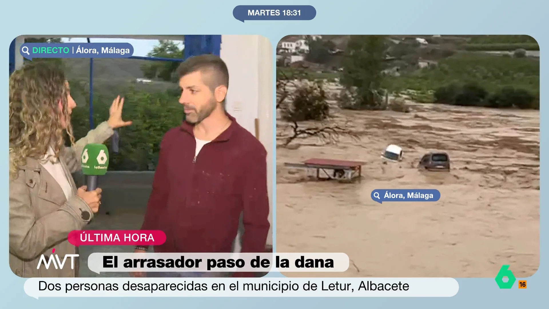 Un agricultor de Alora (Málaga) afectado por las inundaciones: "He perdido mi trabajo directamente"