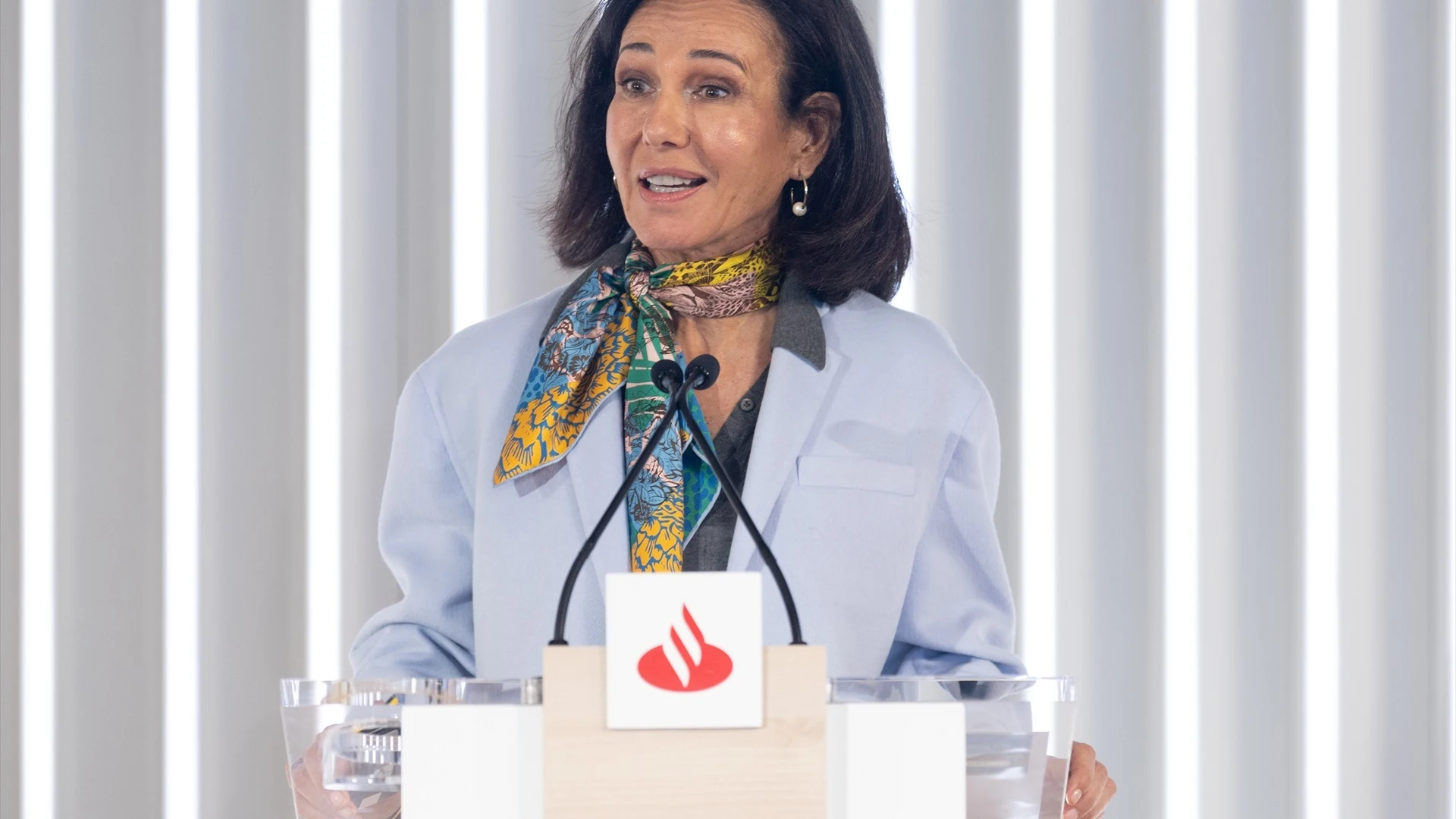 La presidenta del Banco Santander, Ana Botín.