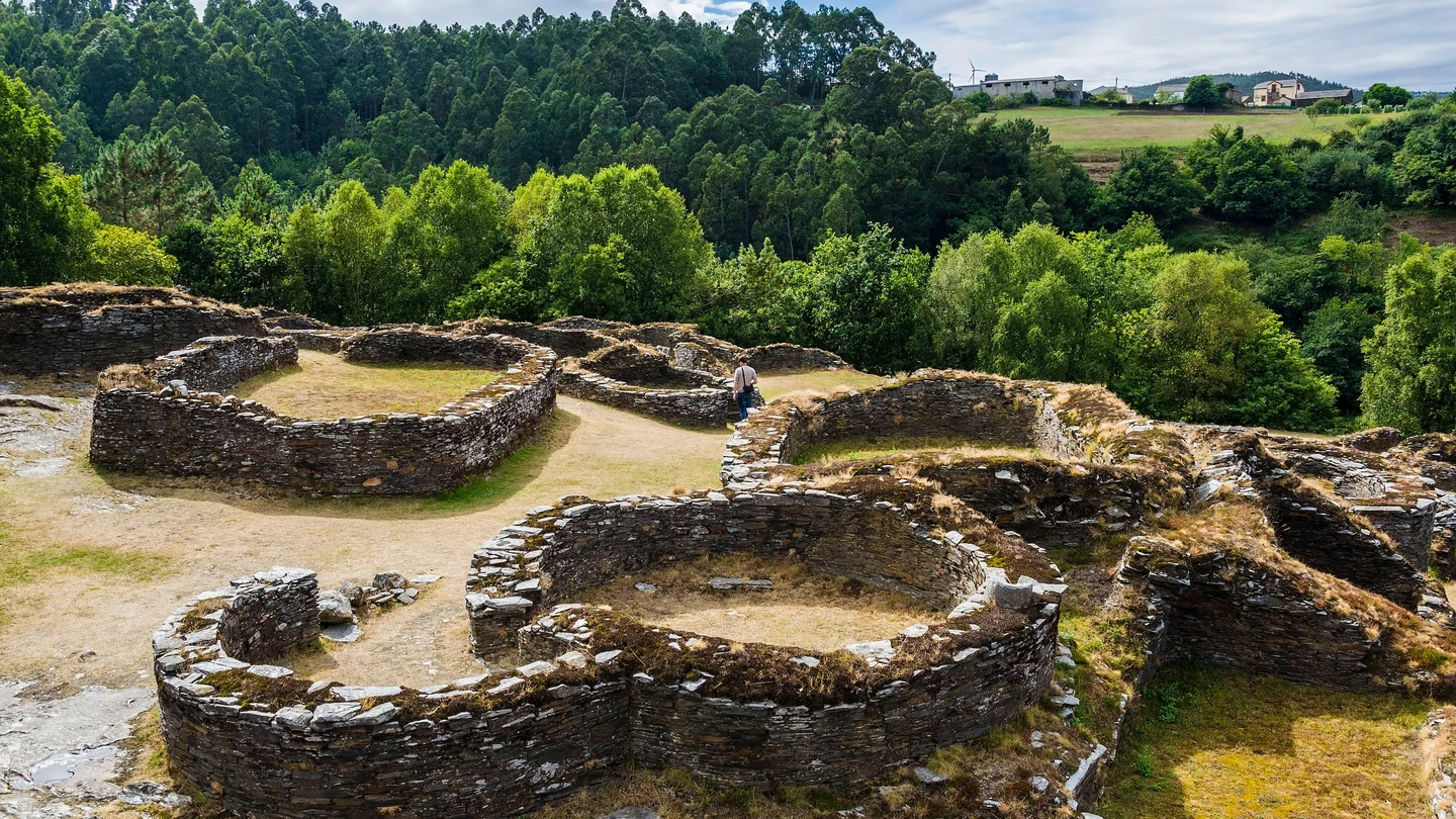 Imagen del castro de Moaña, en Galicia. Imagen del castro de Moaña, en Galicia.