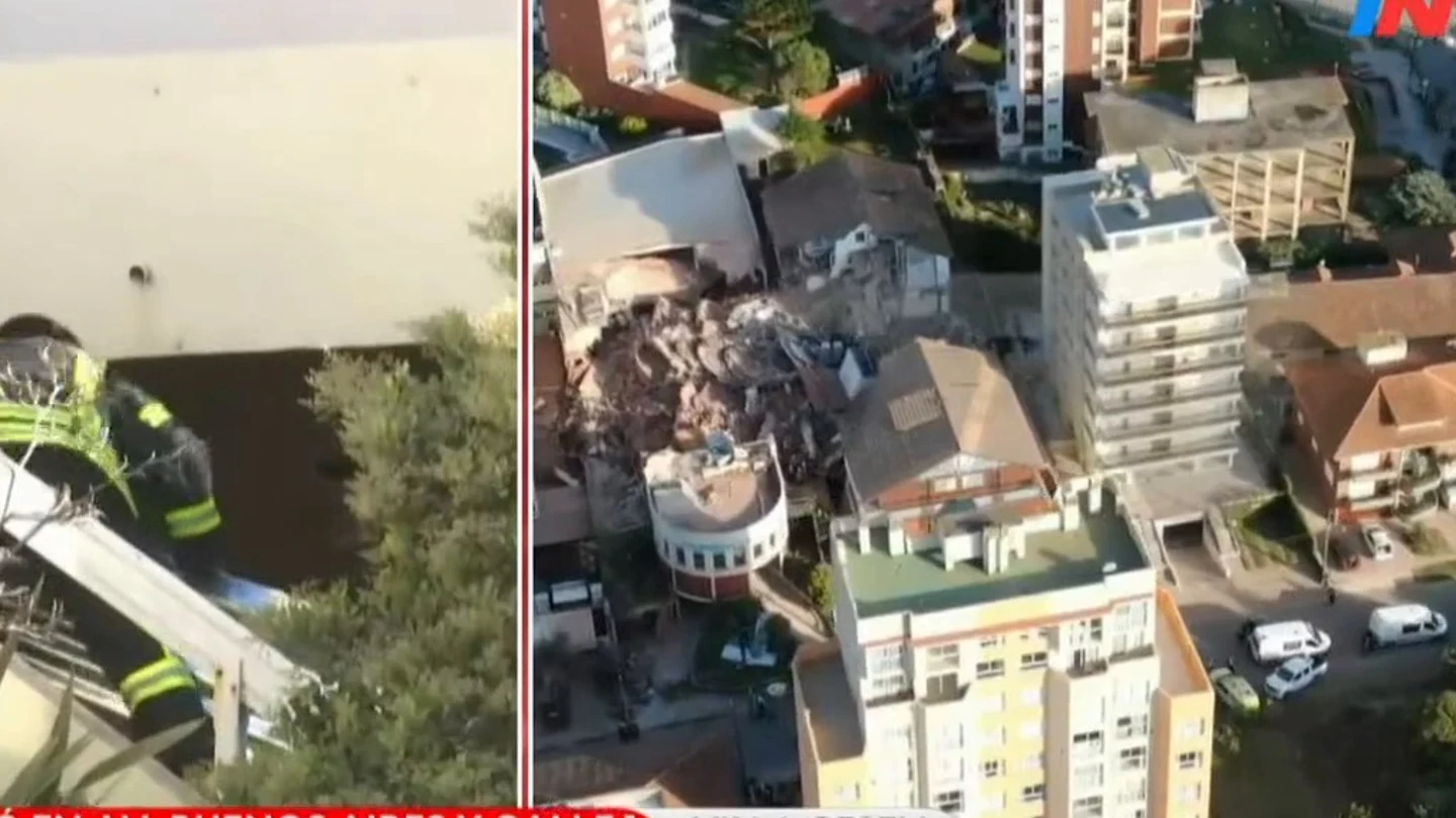 Se derrumba un hotel en Argentina Se derrumba un hotel en Argentina