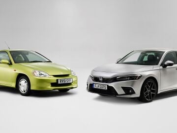 Honda crea el Civic e:HEV más plateado de la historia como homenaje a sus híbridos