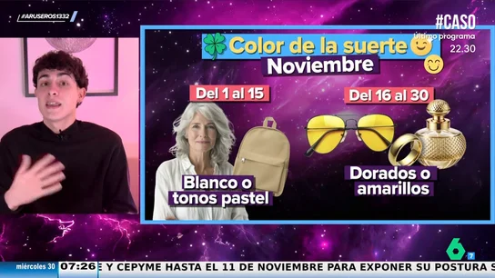 Estos son los colores de la suerte para el mes de noviembre según Jabifus Estos son los colores de la suerte para el mes de noviembre según Jabifus