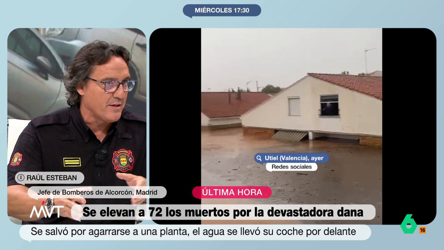 Ra&uacute;l Esteban, jefe de Bomberos de Alcorc&oacute;n, explica en este v&iacute;deo de M&aacute;s Vale Tarde c&oacute;mo se decide el orden de los rescates en situaciones de emergencia como la ocurrida en las zonas devastadas por la DANA.