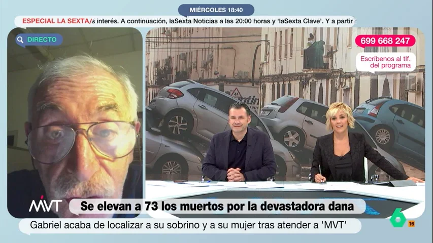 Minutos después de charla con el programa Gabriel Sarasola ha recibido la mejor noticia: su sobrino, Asier, y Marian, la mujer de este, han aparecido sanos y salvos.