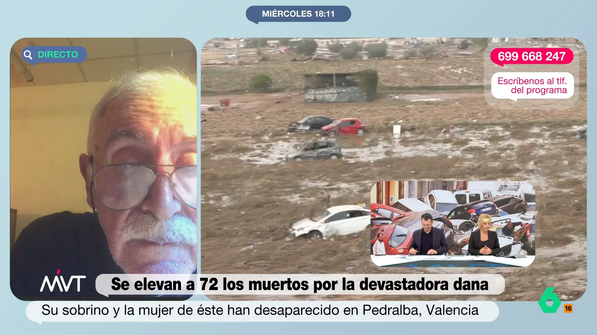 Gabriel Sarasola desconoce el paradero de Asier y Marian desde el día de ayer a las 19:30 h. Ambos viven en Pedralba, un pueblo de la provincia de Valencia. 