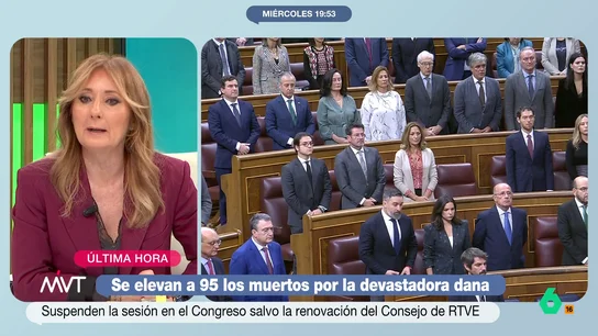 Mayte Alcaraz, tajante contra el Gobierno por seguir con la renovación de RTVE ante la catástrofe de la DANA: "Me parece deleznable" Mayte Alcaraz, tajante contra el Gobierno por seguir con la renovación de RTVE ante la catástrofe de la DANA: "Me parece deleznable"